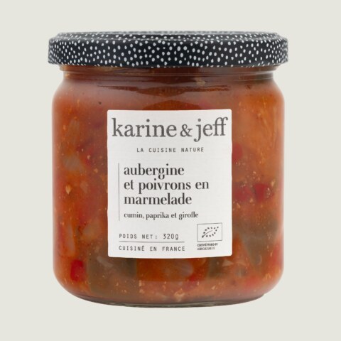 Beringela e pimentos em marmelada - cominhos, paprica e cravinho