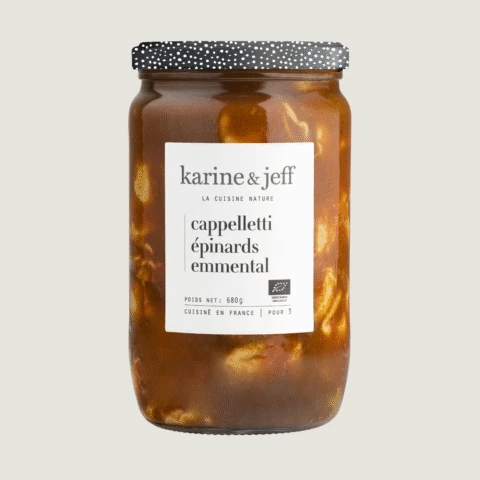 Cappelletti de espinafres e Emmental
