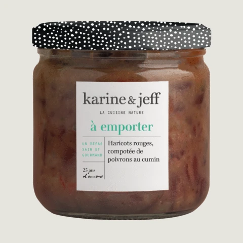 Feijão Vermelho - compota de pimentos com cominhos