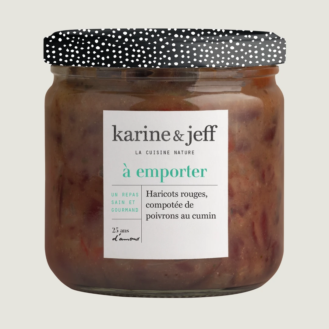 Feijão Vermelho - compota de pimentos com cominhos