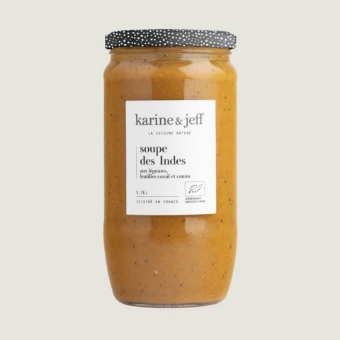 Sopa Indiana - legumes, lentilhas vermelhas e cominhos