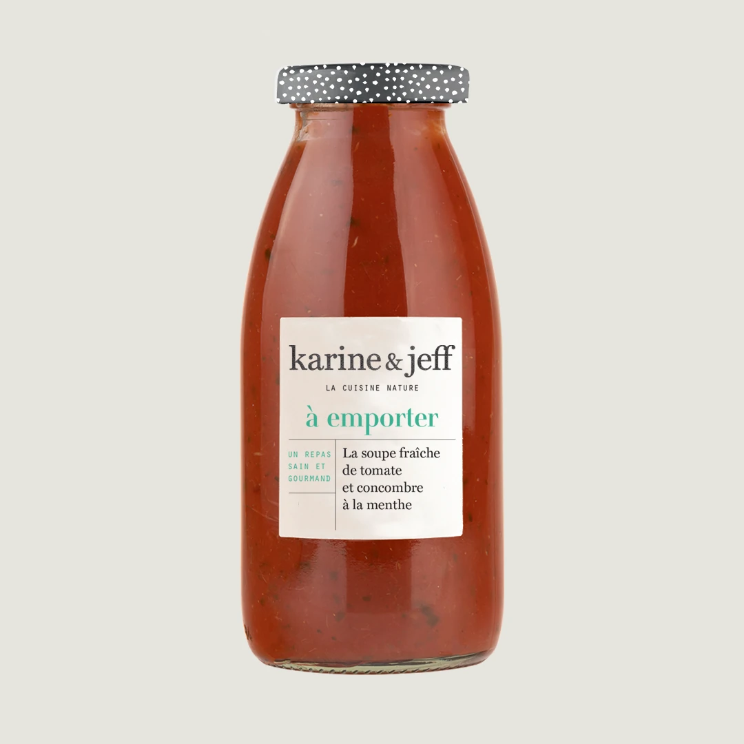 Sopa fria de tomate e pepino com hortelã (2)