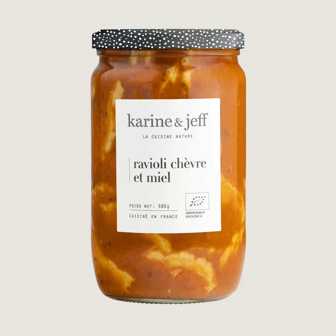 Raviólis de Queijo de Cabra e Mel