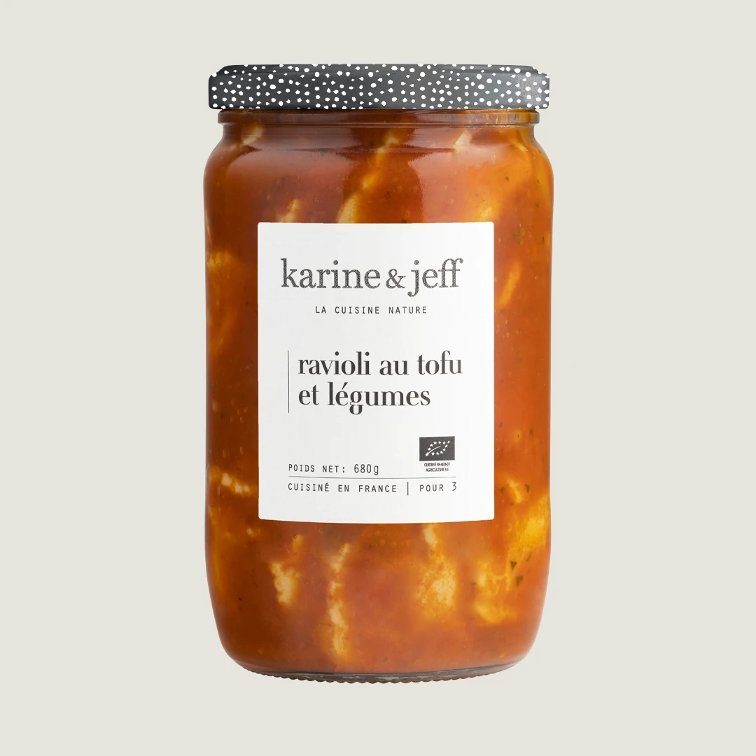 Raviólis de Tofu e Legumes