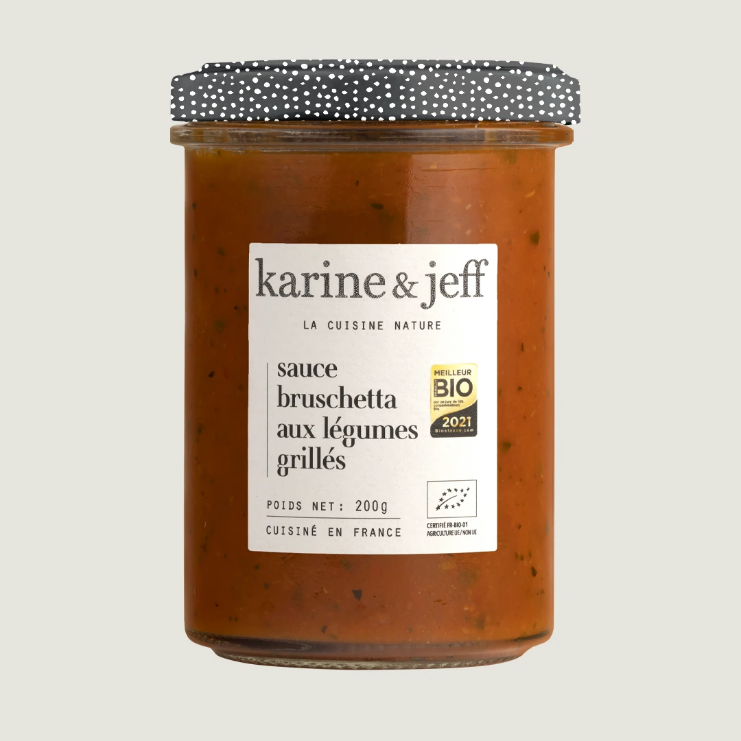 Molho Bruschetta com Legumes Grelhados