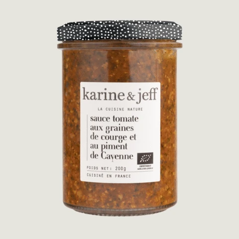 Molho de Tomate com Sementes de Abóbora e Pimenta-de-Caiena