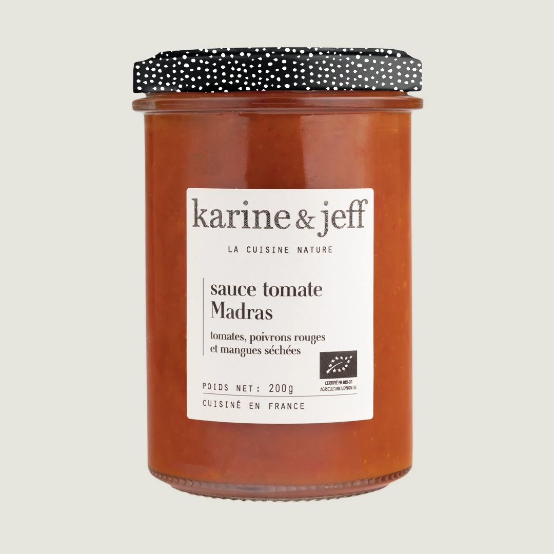 Molho de Tomate Madras - tomate, pimento vermelho e manga seca