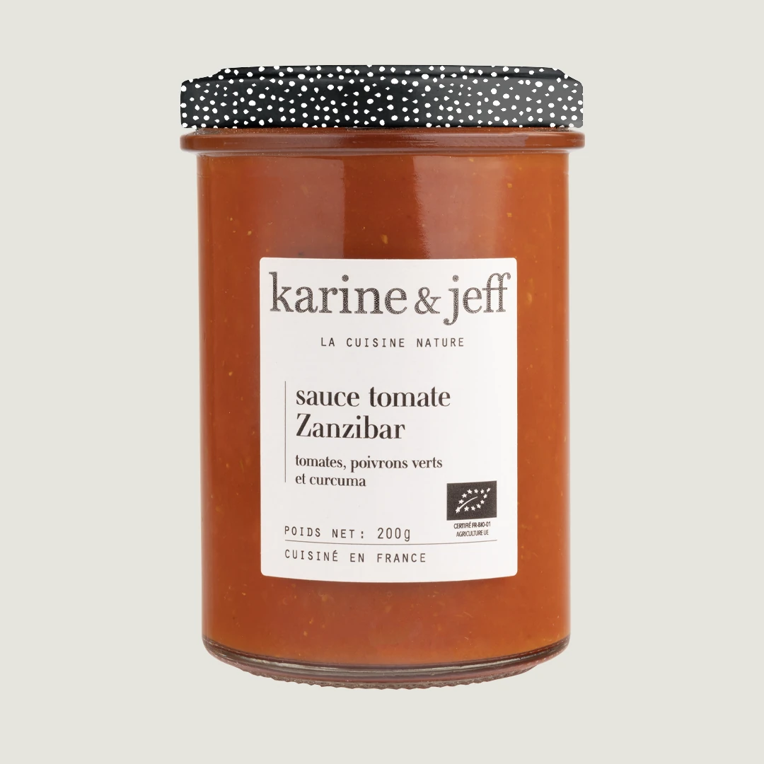 Molho de Tomate Zanzibar - tomate, pimento verde e curcuma